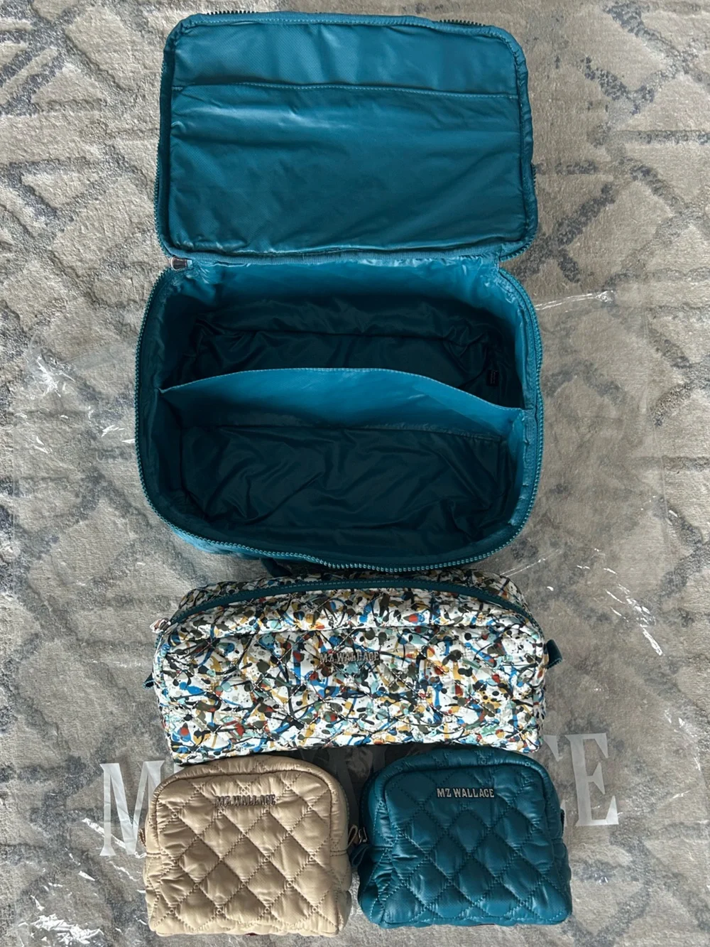 NWT MZ Wallace Packable Pouch Set